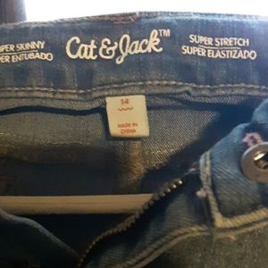 Girls kids cat&Jack  super skinny jeans